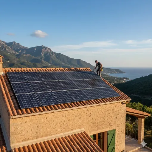 Spécialiste de conseils, de la vente et de la pose de panneaux photovoltaïques ou panneaux solaires en Corse, Porto-Vecchio, Phoenix Eco Energie