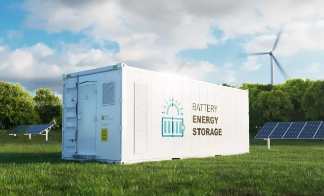 Pose du système de batterie et raccordement au réseau, Porto-Vecchio, Phoenix Eco Energie